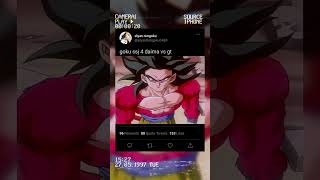 goku ssj4 daima vs GT #dbz #trending #anime #viralvideo #dbd #goku #shorts #edit