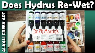 Does Dr. Ph. Martin's Hydrus Watercolor Re-Wet?