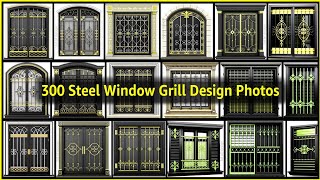 Top 300 Steel Window Grill Design photos | Iron window design for house | Building balcony grill