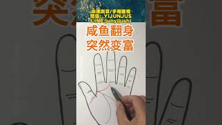 咸鱼翻身的手掌 #手相 #palmistry