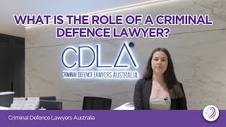 The Role of a Criminal Defence Lawyer