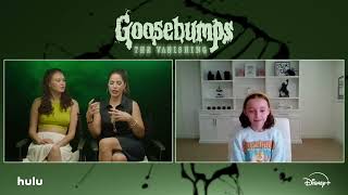 Goosebumps: The Vanishing Interview Ana Ortiz \u0026 Francesca Noel