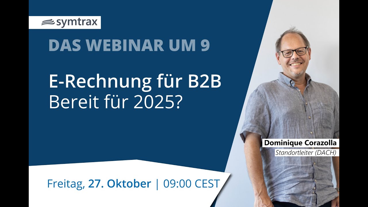 E Rechnung Für B2B Bereit Für 2025 - YouTube