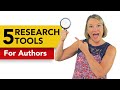 5 Market Research Tools for Authors