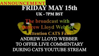 FINAL free Musical - CATS the broadcast with ANDREW | The Shows Must Go On - Stay Home #WithMe