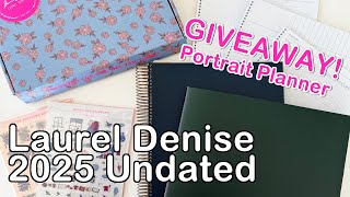 NEW Laurel Denise Undated Collection 2025 + Portrait Planner GIVEAWAY!