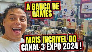 Conheça A BANCA de GAMES MAIS INCRIVEL do CANAL 3 EXPO 2024 !