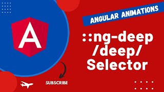 10. deep ::ng-deep Selector for applying styles in the child components in Angular App - Angular16