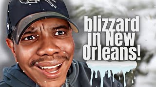 Blizzard here In New Orleans!