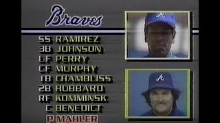 Braves at Dodgers 6/9/84