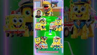 Paw Patrol Spongbob Scary Chase vs Ryder x Coffin Dance _ Tiles Hop EDM Rush _coffindance _tileshop