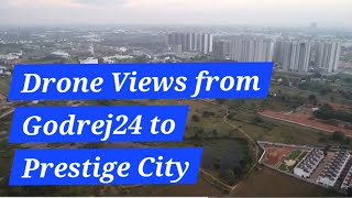 Drone Views from Godrej24 to Prestige City Sarjapur Road Bangalore | Surrounding Area Views