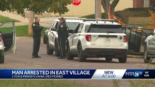 Police arrest suspect in Des Moines's East Village after K-9 deployment
