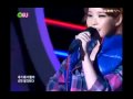 IU Laughing on stage during Marshmallow