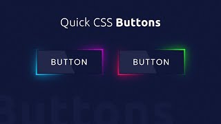 Creative CSS Button Hover Effects | Glowing Gradient Border Effects using Html & CSS
