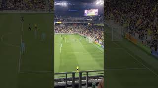 Dénis Bouanga is inevitable for LAFC, ties the game against Nashville SC. #shorts #soccer #lafc