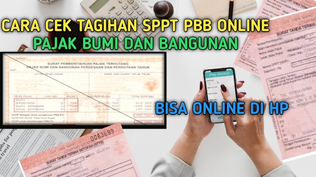 CARA CEK SURAT SPPT PBB ONLINE // Cara Download Surat Sppt Pbb Online ...