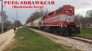 Wisconsin and Southern GP38-2 LHF on a L468!