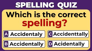 CAN YOU SCORE 10/10? 90% CANNOT. Commonly Misspelled English Words. Spelling Quiz #32