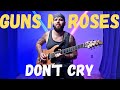 Don't Cry - Guns N' Roses Electric Guitar Cover | Simon Lund Music