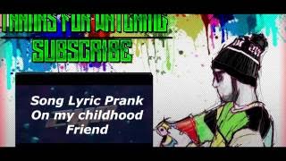 Song Lyric Prank. Gnash- 'I Hate You, I love you'