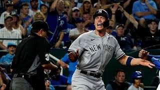 Aaron Judge Being Called Out On Pitches Outside The Strike Zone