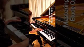 Amazing powerful piano piece. Full of passion and emotion (Etude Op.8 No.12 by Scriabin) #shorts