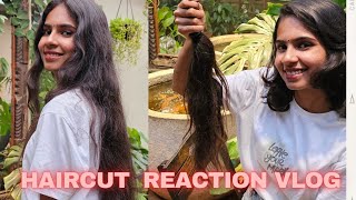 😱 Prank അല്ല ❌️ഞാൻ ശെരിക്കും മുടി വെട്ടി💇‍♀️ | Family reaction | krishna zai #viralvideo #trending