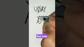 # UDAY name logo # design # Next name #shorts # By Rajbir