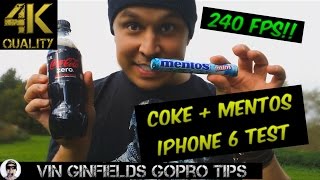 GoPro Tip #133 iPhone vs. GoPro - Coca Cola zero + Mentos