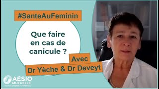 #SantéAuFéminin - que faire en cas de canicule ?