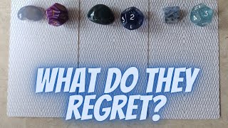 What Do They Regret? 😒🥺😭 | Psychic Pick A Card Tarot Reading 🔮🧿🪄