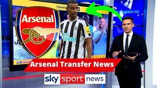 Arsenal breaking news live, Arsenal given Alexander Isak transfer incentive following, news today.