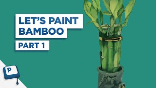 Let's Paint Bamboo (Digital painting demo 1/3)