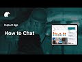 How to Chat in App I Screening Eagle Inspect