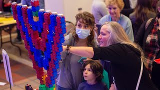 See Festive Hanukkah Celebration In Folsom, California