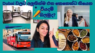 Dubai job එකක් හොයන් එන්න ඉන්න කෙනෙක් නම් Expences කොහොමද කියලා බලමුද? Expenses in Dubai