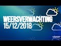 Weersverwachting 15/12/2018 - Level 3 voor ijzel in het zuidwesten, sneeuw in het noordoosten