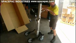 Spacepac Aluminium Foldup Gas Lifter Trolley - Unpacking Instruction