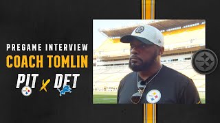 Pregame Interview (Preseason Week 2 vs Lions): Coach Mike Tomlin | Pittsburgh Steelers