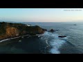 三重県志摩市 朝日に染まる大王埼灯台　ドローン 空撮 drone footage 4k uhd dji mini2