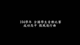 104學年 全國學生音樂比賽 成功高中