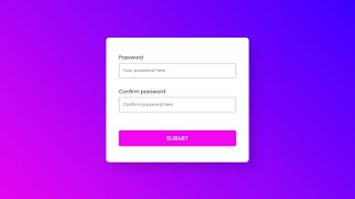 Confirm Password Validation Using Javascript With Free Source Code #Remake #royaltutorials