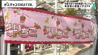 県産イチゴ「美濃娘」いかが　岐阜市の洋菓子店でフェア