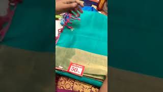 50% discount on Rajmahal saree.