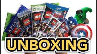 LEGO Marvel Avengers (PS4 / Xbox One / PS3 / Xbox 360 / Wii U / PS VITA / 3DS) Unboxing!!