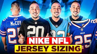 NIKE NFL JERSEY SIZING | WHAT SHOULD I GET??? | NIKE ELITE, LIMITED, GAME & PLAYER LEGEND JERSEY |