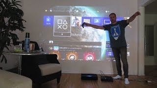 PS4 gaming TEST - Xiaomi WEMAX ONE MJJGYY01FM 📽 Laser Projector