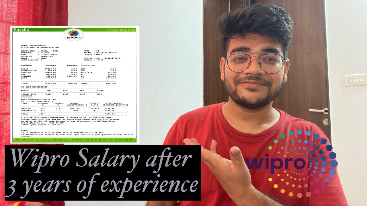 WIPRO Salary After 3 Years Of Experience - YouTube