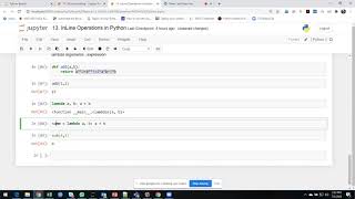 26. Python in Tamil - Inline or lambda function